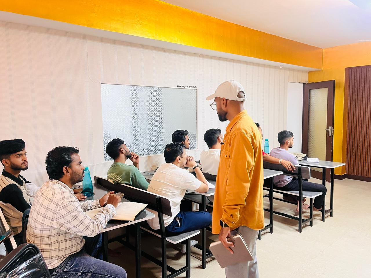 discussion with sharelesh student