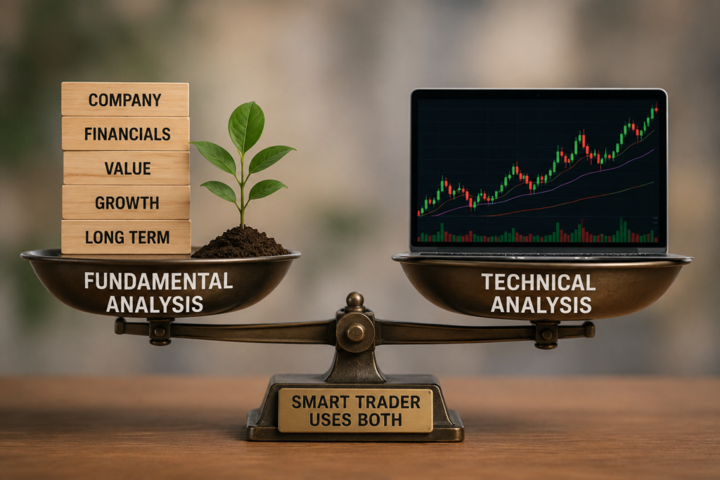 learn fundamental and technical analysis at sharelesh