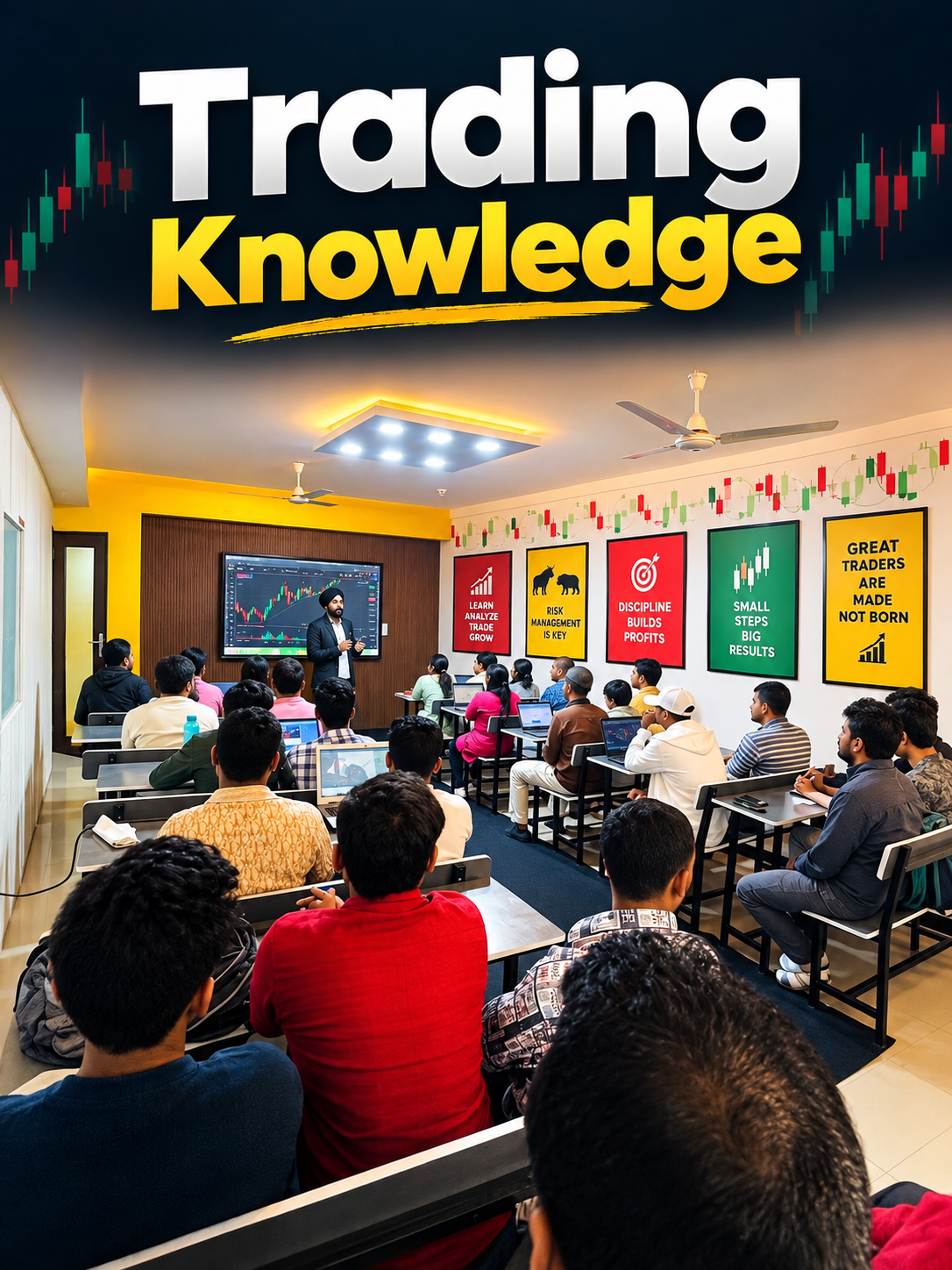 Learn how to find out the trading knowledge gap - sharelesh trading academy